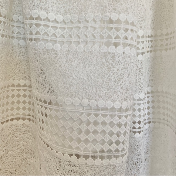 Hailee C White Embroidered Midi Skirt - Picture 3 of 7